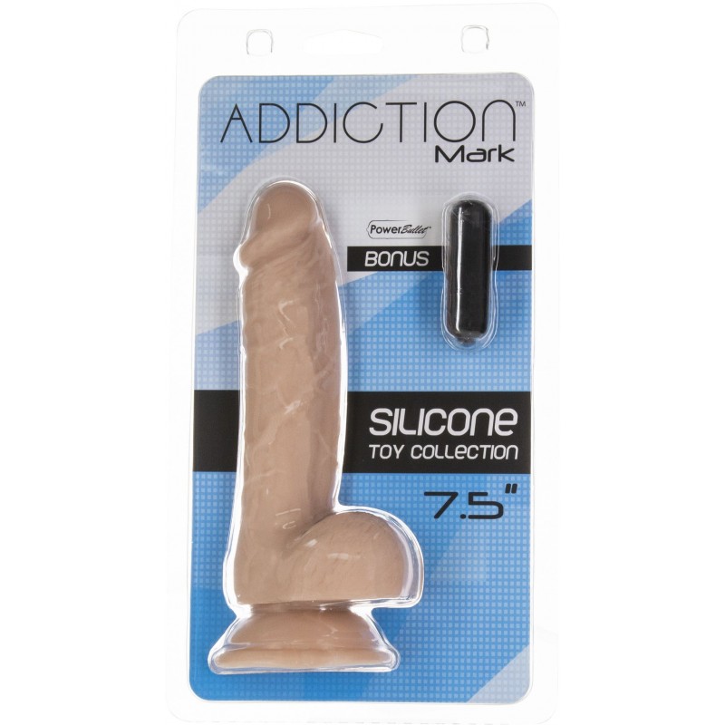 Addiction - Mark Dildo med Sugkopp - 19 cm❤️Addiction❤️SE