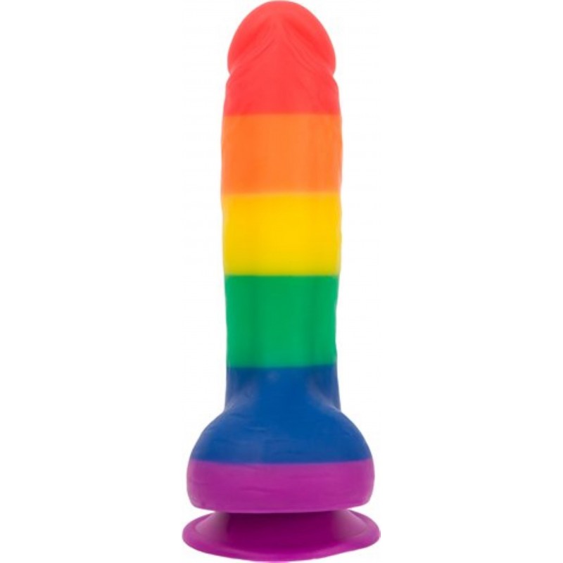 Addiction Justin Rainbow Silicone Dildo 19cm❤️Addiction