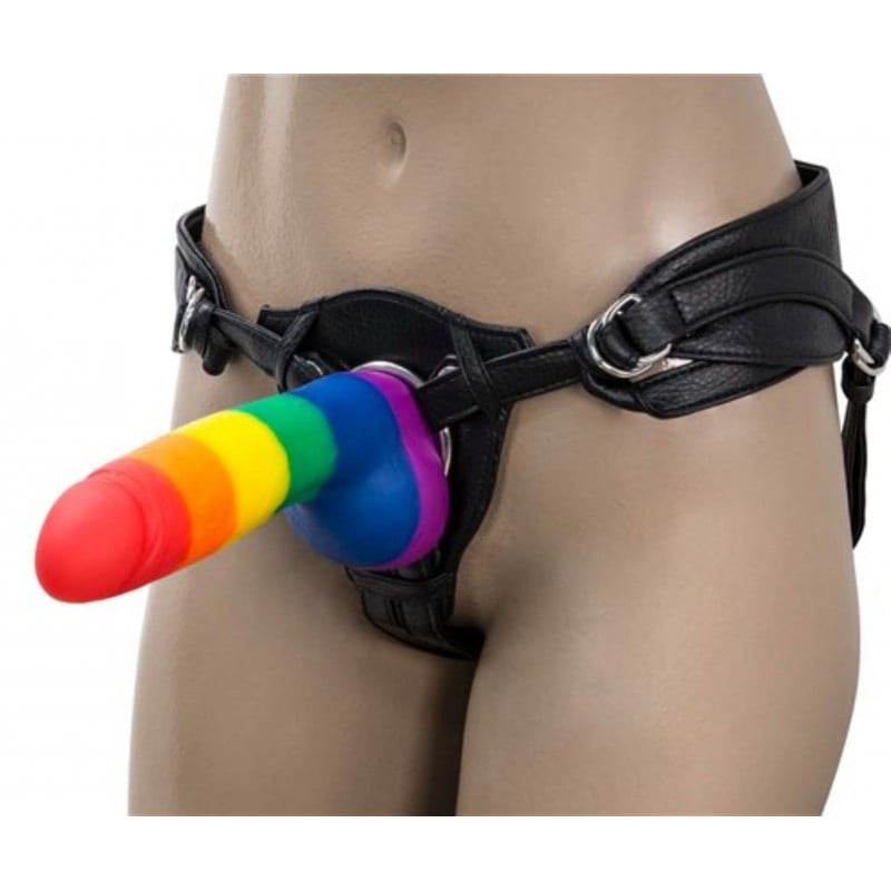 Addiction Justin Rainbow Silicone Dildo 19cm❤️Addiction