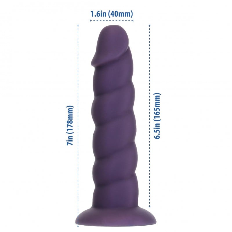 Addiction - Fantasy Addiction 18 cm Einhorn Dildo Lila❤️Addiction