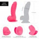 Addiction - Tom 18 cm Dildo Hot Pink❤️Addiction