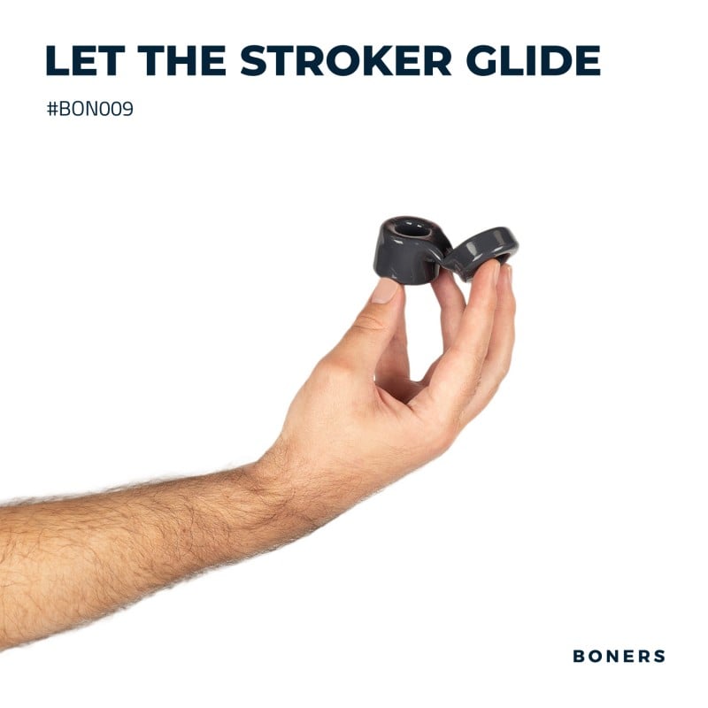 Boners コックリング&ボールストレッチャー(グレー) ❤️Boners Boners コックリング&ボールストレッチャー(グレー) ❤️Boners