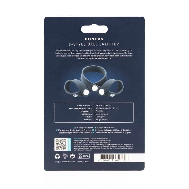 Boners 8スタイル睾丸スプリッター ❤️Boners Boners 8スタイル睾丸スプリッター ❤️Boners
