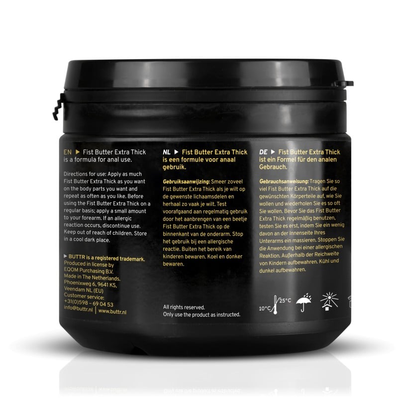 BUTTR - Bálsamo Extra Grueso para Fisting - 500 ml❤️BUTTR BUTTR - Bálsamo Extra Grueso para Fisting - 500 ml❤️BUTTR