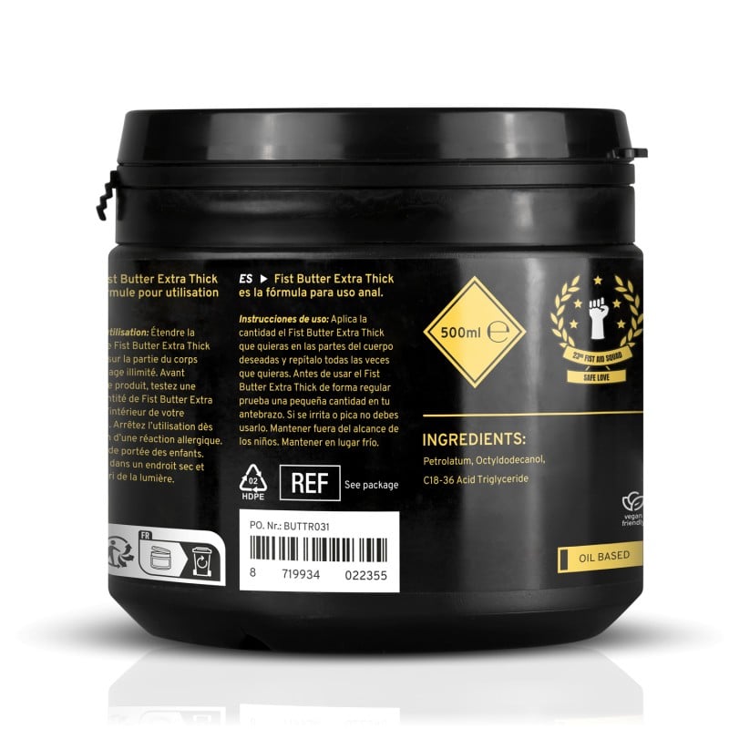 BUTTR - Bálsamo Extra Grueso para Fisting - 500 ml❤️BUTTR BUTTR - Bálsamo Extra Grueso para Fisting - 500 ml❤️BUTTR