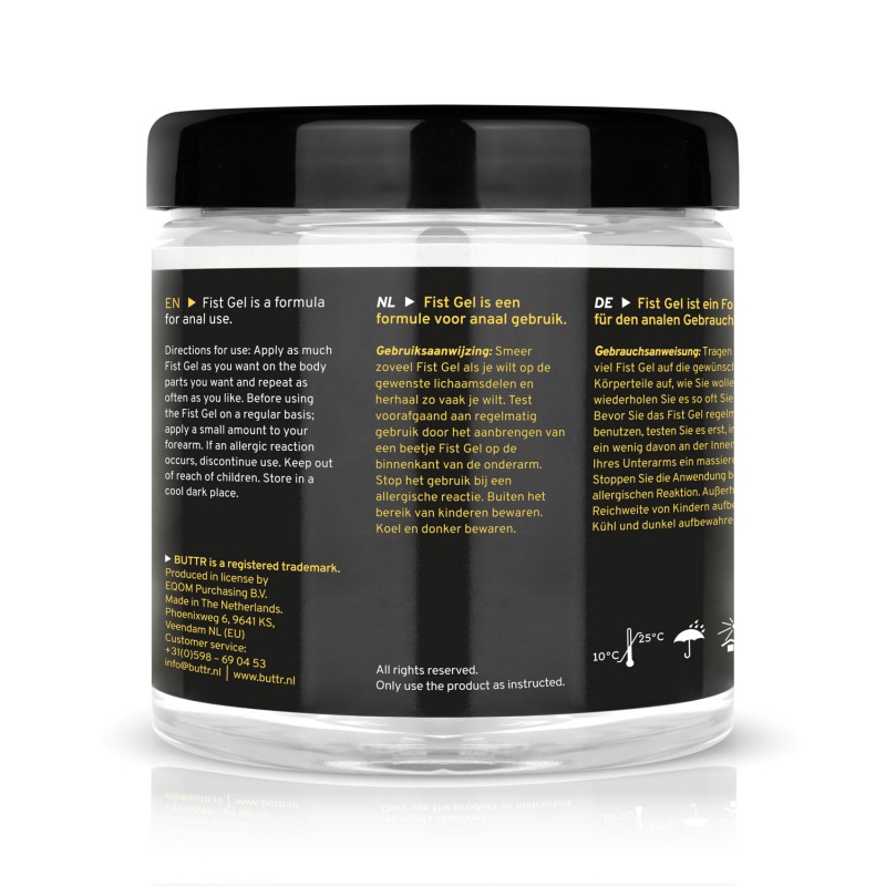BUTTR - Gel Transparente para Fisting No Pegajoso - 500 ml❤️BUTTR BUTTR - Gel Transparente para Fisting No Pegajoso - 500 ml❤️BUTTR