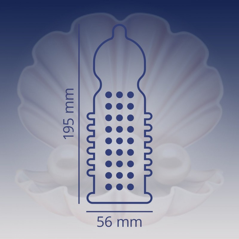 Contex Extra Sensation Textured Condoms 12-Pack❤️CONTEX