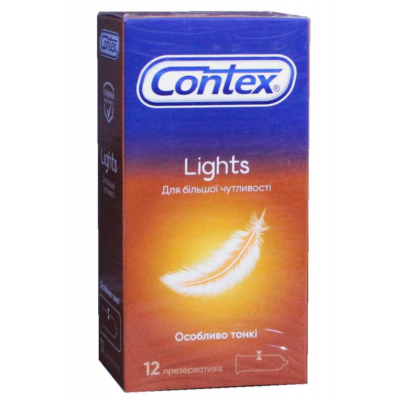 Contex Lights Ultra-Thin Condoms 12-Pack❤️CONTEX