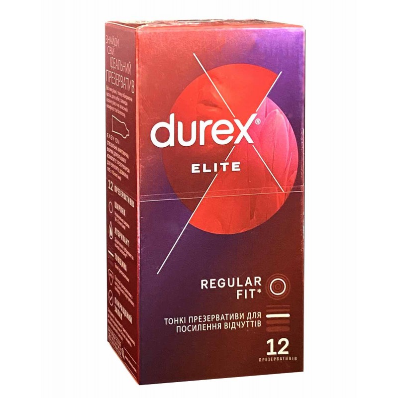 Durex Elite Condoms 12 Pack❤️DUREX