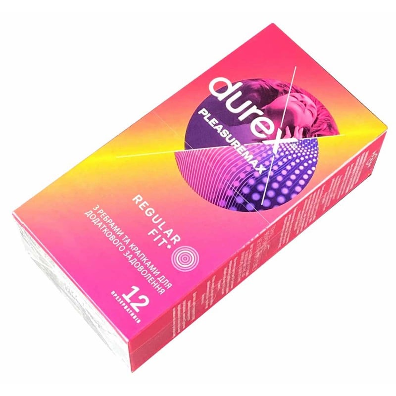 Durex Pleasuremax Condoms 12 Pack❤️DUREX