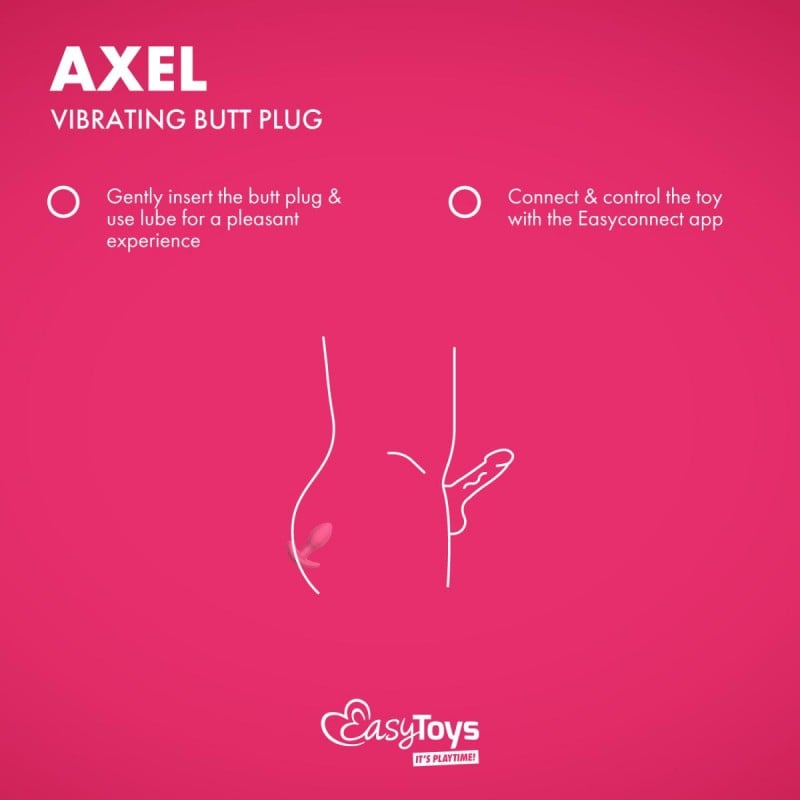 EasyConnect - アプリ操作 バイブ付きアナルプラグ Axel ❤️EasyConnect EasyConnect - アプリ操作 バイブ付きアナルプラグ Axel ❤️EasyConnect