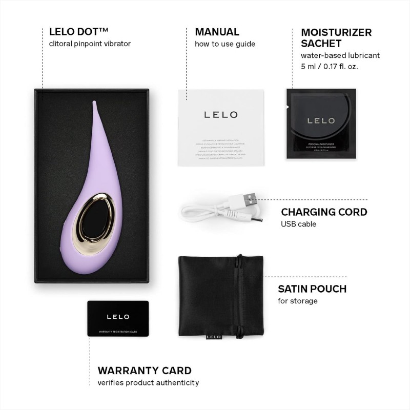 Clitoral Vibrator LELO - Dot External Flieder❤️Lelo