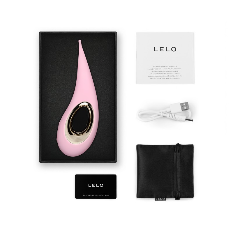 LELO - Dot External Clitoral Pinpoint Vibrator Pink❤️Lelo