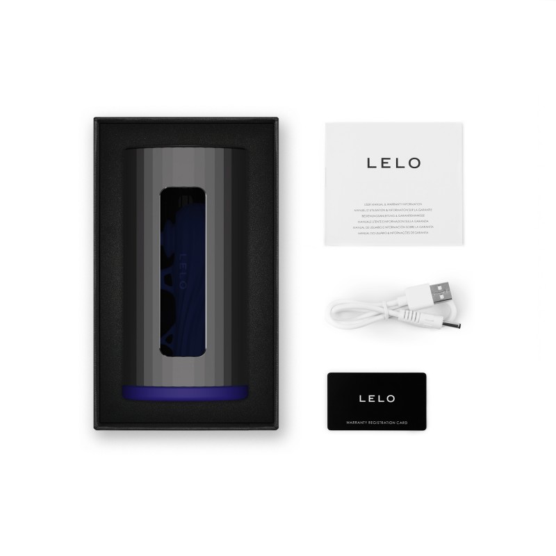 LELO - F1S V2 App Controlled Male Masturbator Black/Blue❤️Lelo