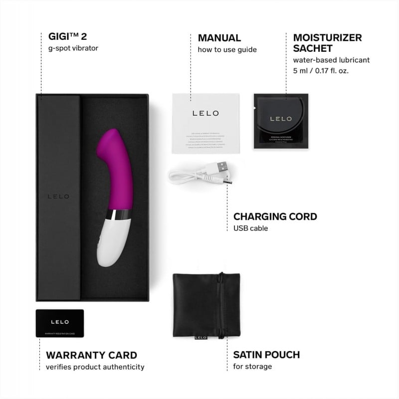 LELO - Gigi 2 Vibrator Deep Rose❤️Lelo