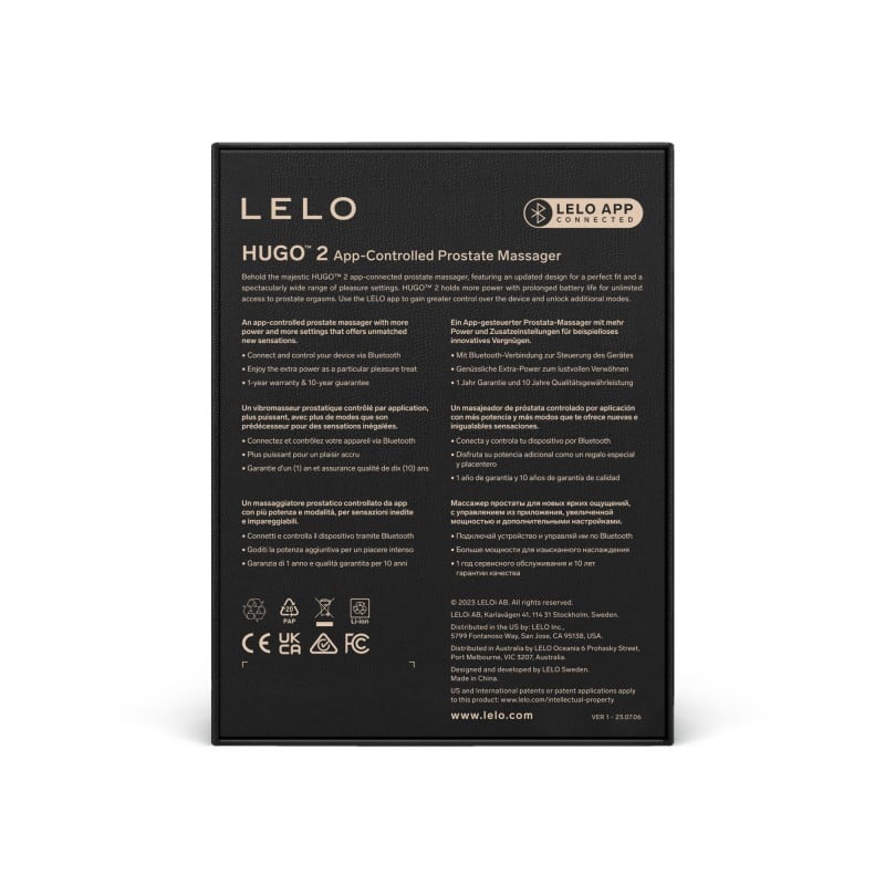 LELO - Hugo 2 Äpiga juhitav eesnäärmemassaažija Roheline❤️Lelo
