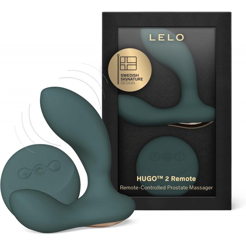 LELO - Hugo 2 puldiga juhitav eesnäärme massaator, roheline❤️Lelo