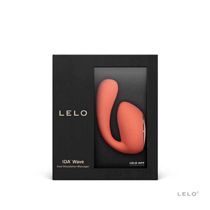 LELO - Ida Wave Masażer do Podwójnej Stymulacji Pomarańczowy❤️Lelo