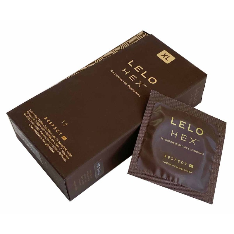 Revolutionary CondomsLelo HEX Respect XL 12pcs Extra Size❤️Lelo