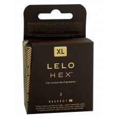 Revolutionary Condoms Lelo HEX Respect XL 3pcs Extra Size