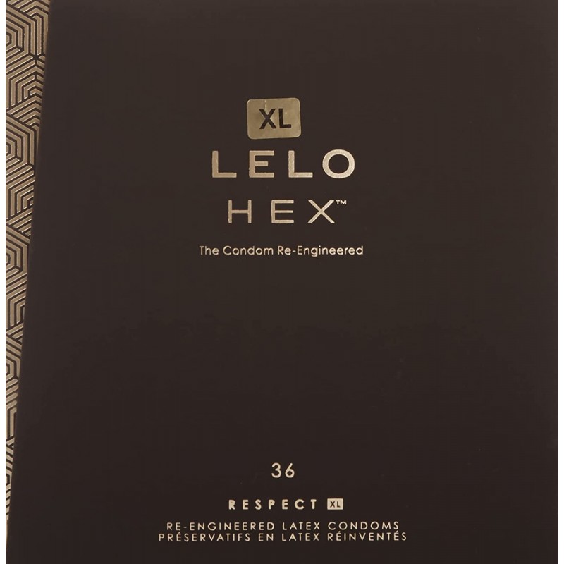 Revolutsioonilised Kondoomid Lelo HEX Respect XL 36tk Ekstra Suurus❤️Lelo