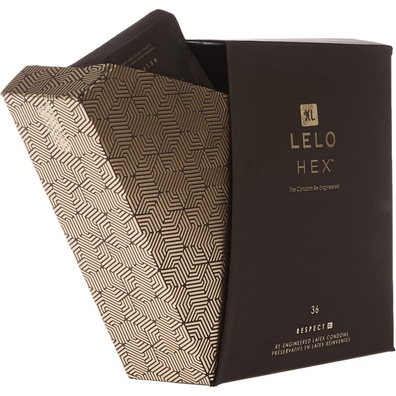 Revolutsioonilised Kondoomid Lelo HEX Respect XL 36tk Ekstra Suurus❤️Lelo