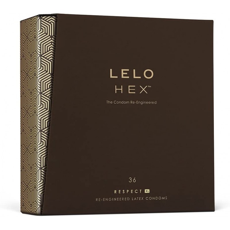 Revolutsioonilised Kondoomid Lelo HEX Respect XL 36tk Ekstra Suurus❤️Lelo