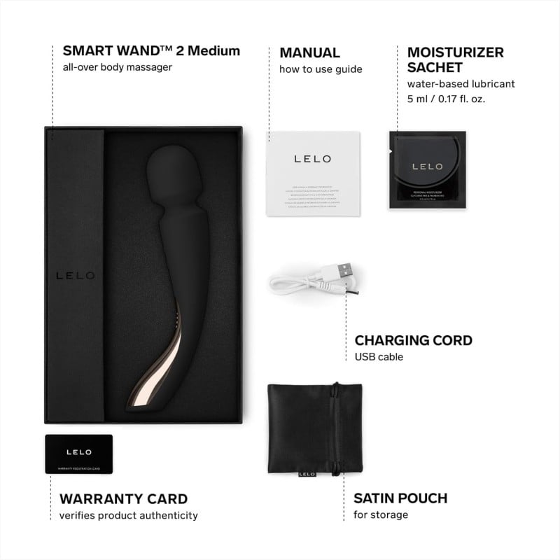Wand Massager LELO - Smart Wand 2 Large Black❤️Lelo