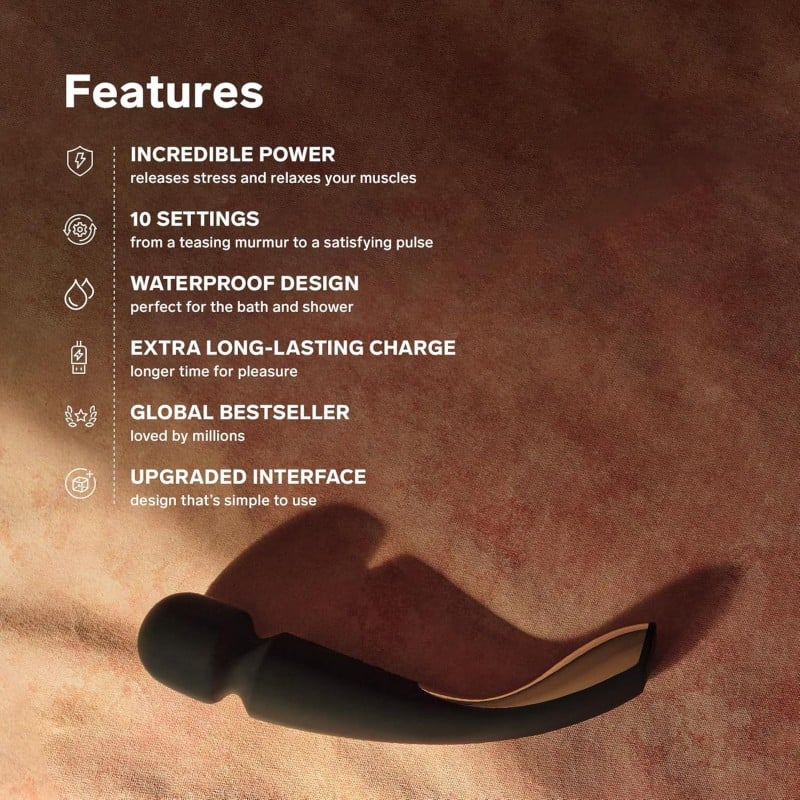 Wand Massager LELO - Smart Wand 2 Large Deep Rose❤️Lelo