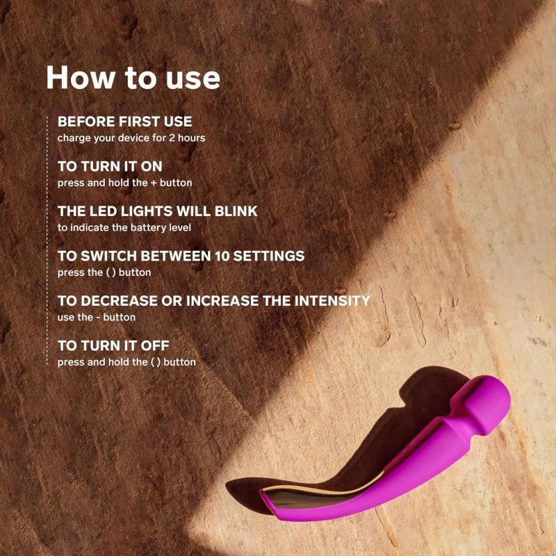 Wand Massager LELO - Smart Wand 2 Large Deep Rose❤️Lelo