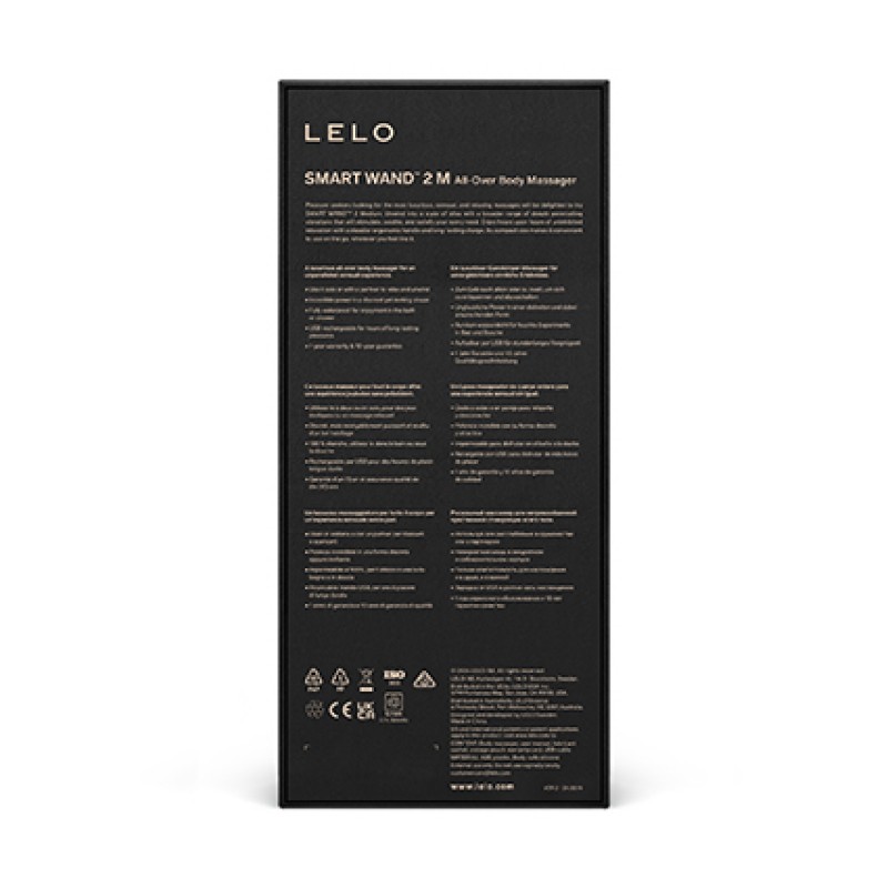 LELO - Smart Wand 2 Massager Medium Black❤️Lelo
