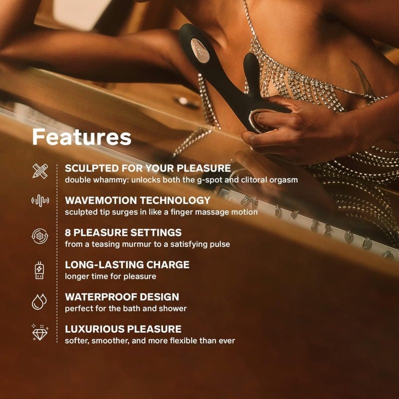 LELO - Soraya Wave Rabbit Vibratör Deep Rose ❤️Lelo