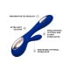 LELO - Soraya Wave Rabbit Vibrator Midnight Blue ❤️Lelo