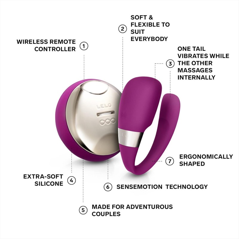 Couples’ Massager LELO - Tiani 3 Deep Rose❤️Lelo