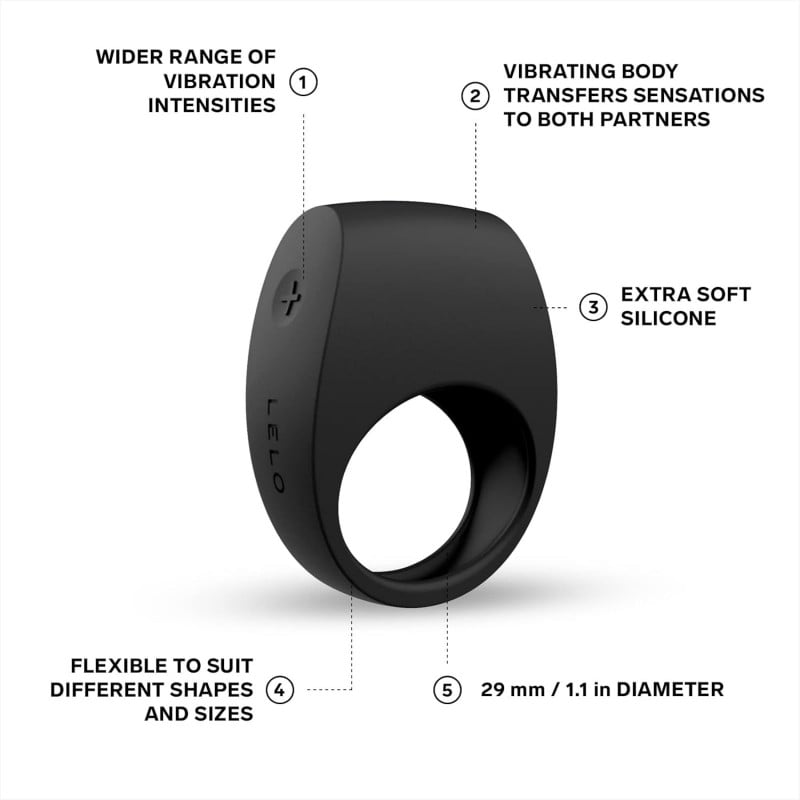 LELO - Tor 2 Penis Halkası Siyah ❤️Lelo