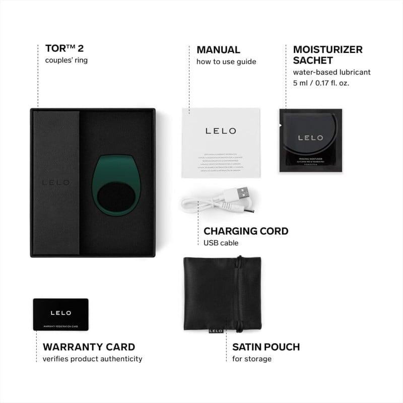 LELO - Tor 2 Penis Halkası Koyu Yeşil ❤️Lelo