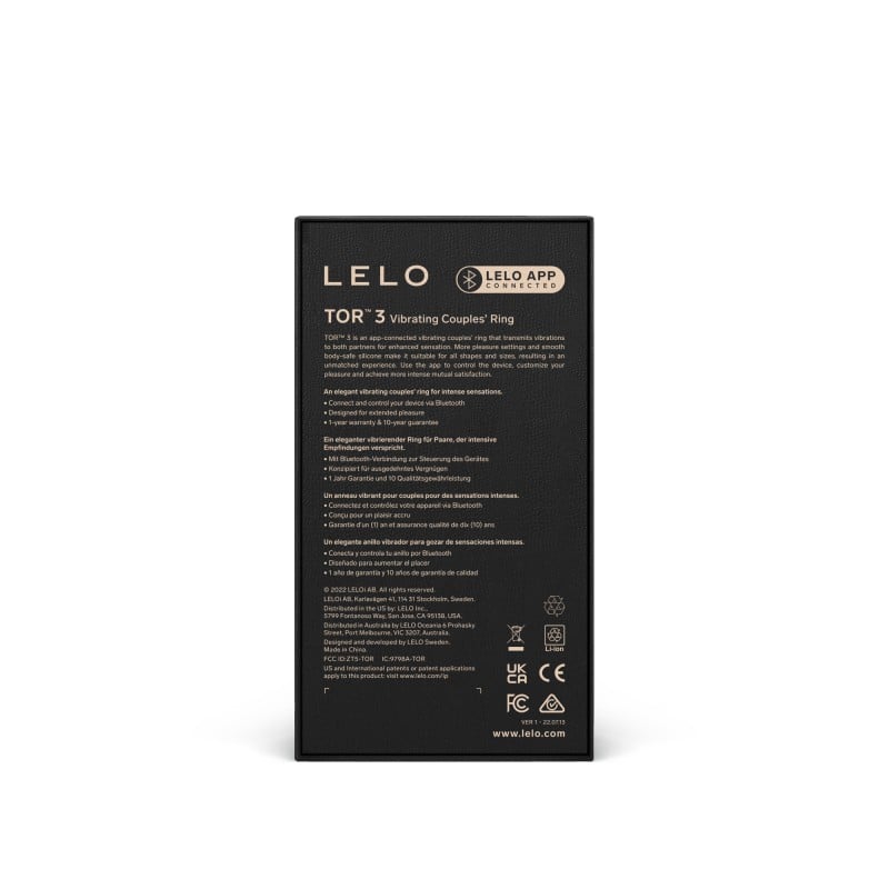 LELO - Tor 3 Penis Halkası Violet Dusk ❤️Lelo