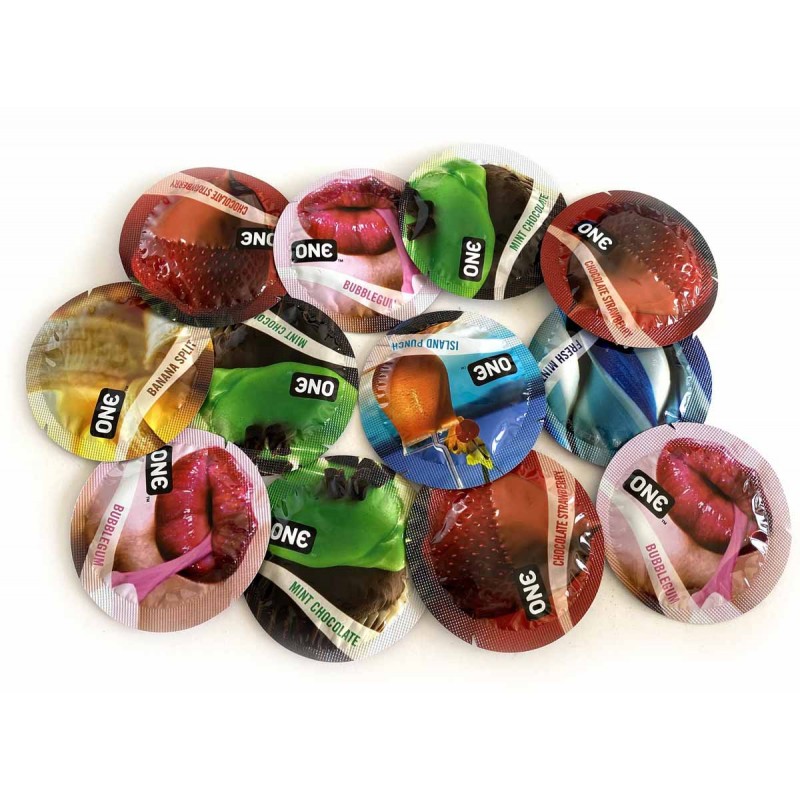 ONE Flavor Waves Flavored Condoms 12 Pack – 6 Varieties❤️ONE
