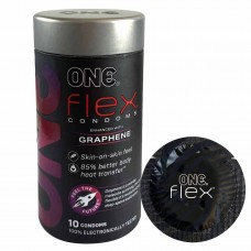 Préservatifs fins ONE Flex 10 unités en latex améliorés au graphène