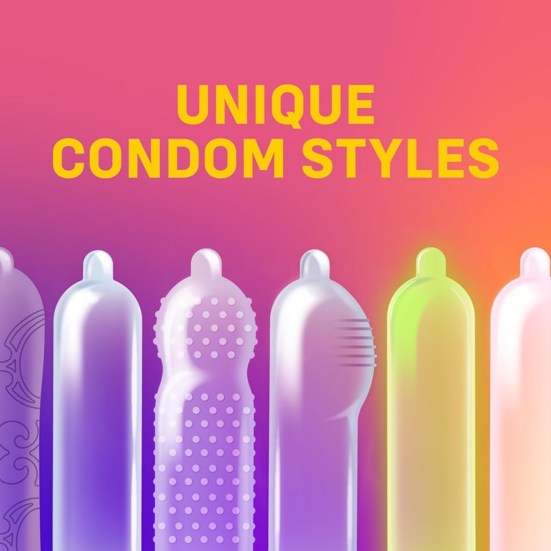 ONE Mixed Pleasures Condom Variety Pack - 12 Count❤️ONE