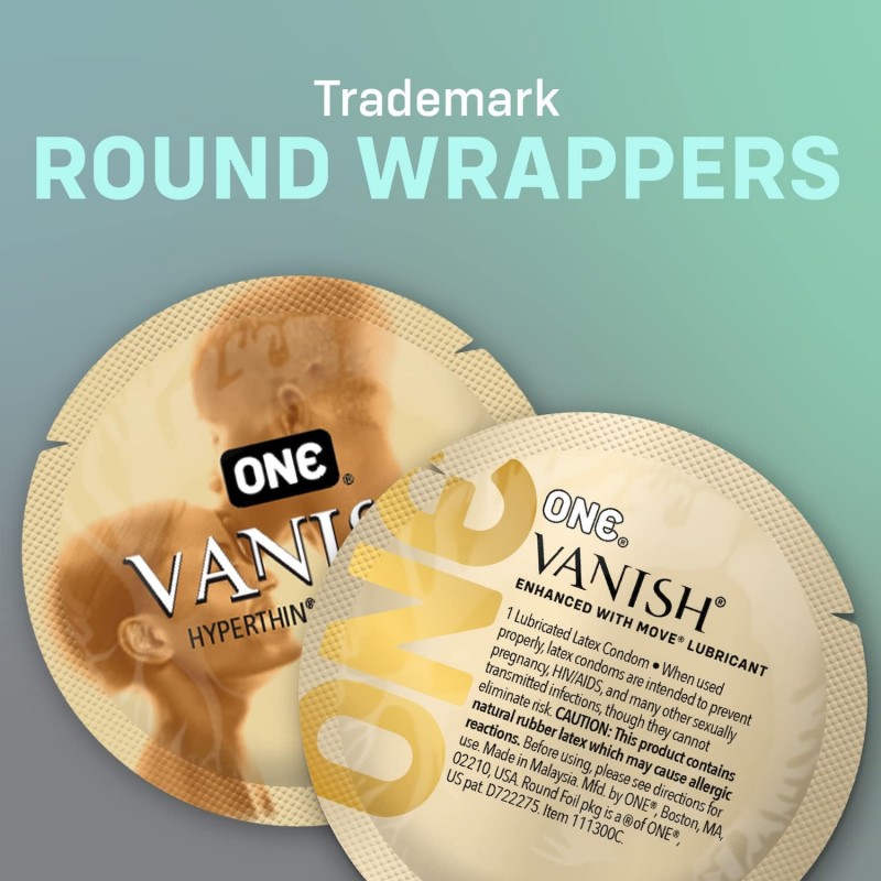 ONE Vanish Superthin Condoms 12 Pack Premium Lubricated❤️ONE