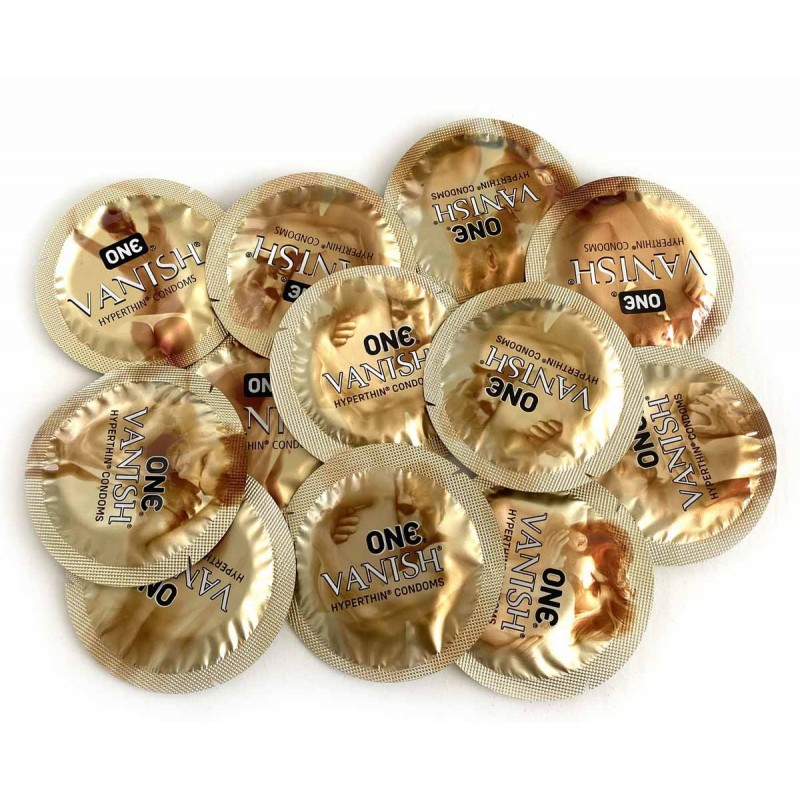 ONE Vanish Superthin Condoms 12 Pack Premium Lubricated❤️ONE