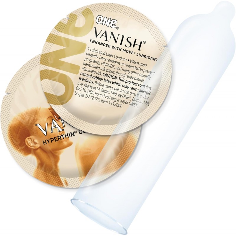 ONE Vanish Superthin Condoms 12 Pack Premium Lubricated❤️ONE