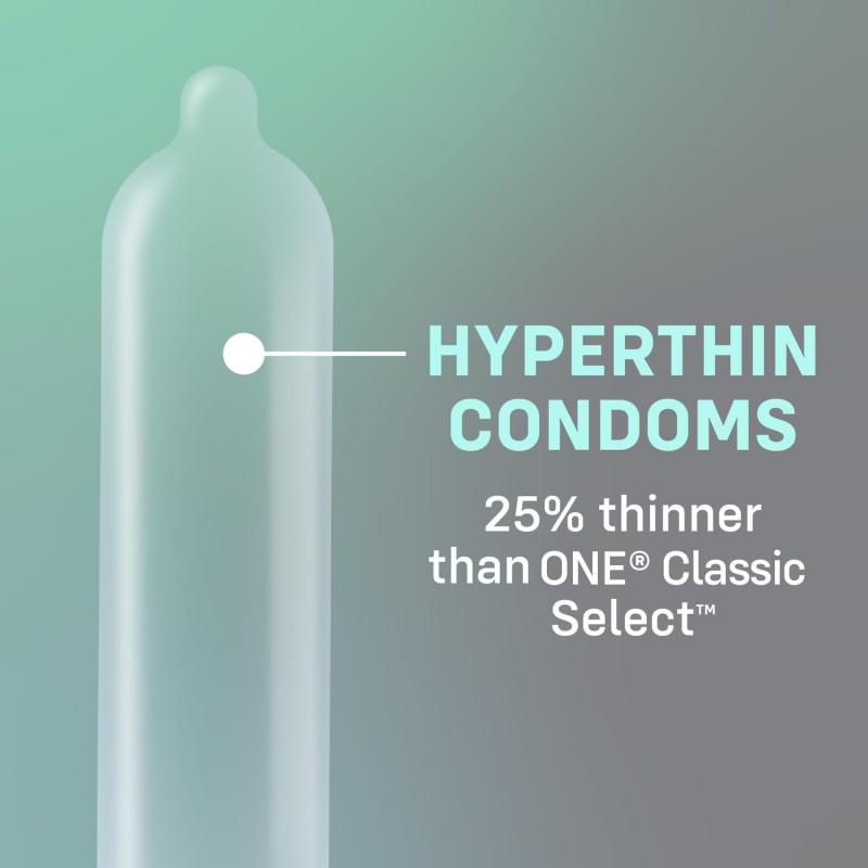 ONE Vanish Superthin Condoms 12 Pack Premium Lubricated❤️ONE