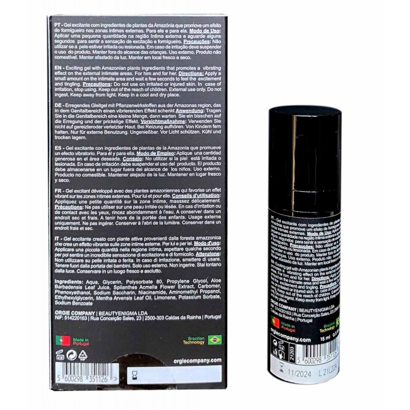 Orgie Sexy Vibe! High Voltage Liquid Vibrator 15ml Extra Strong❤️Orgie