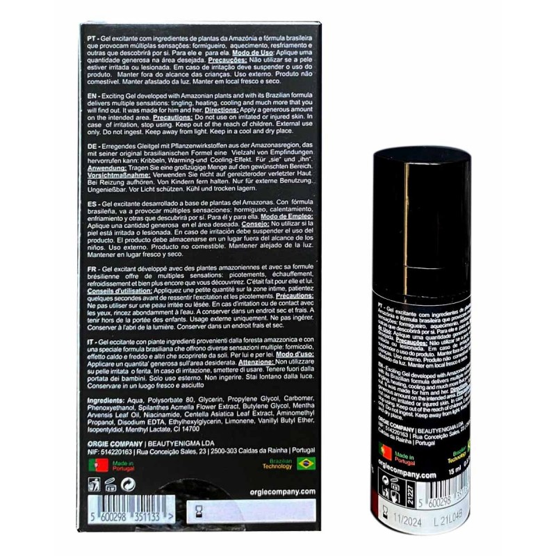 Orgie Sexy Intense Orgasm Liquid Vibrator 15ml for Couples❤️Orgie