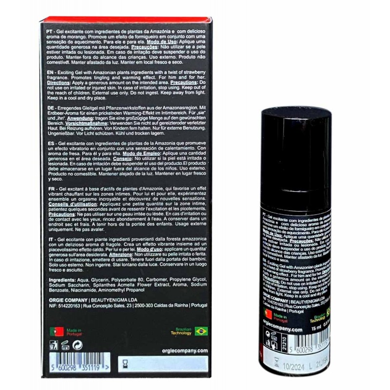 Orgie Sexy Vibe! Hot Warming Liquid Vibrator 15ml❤️Orgie