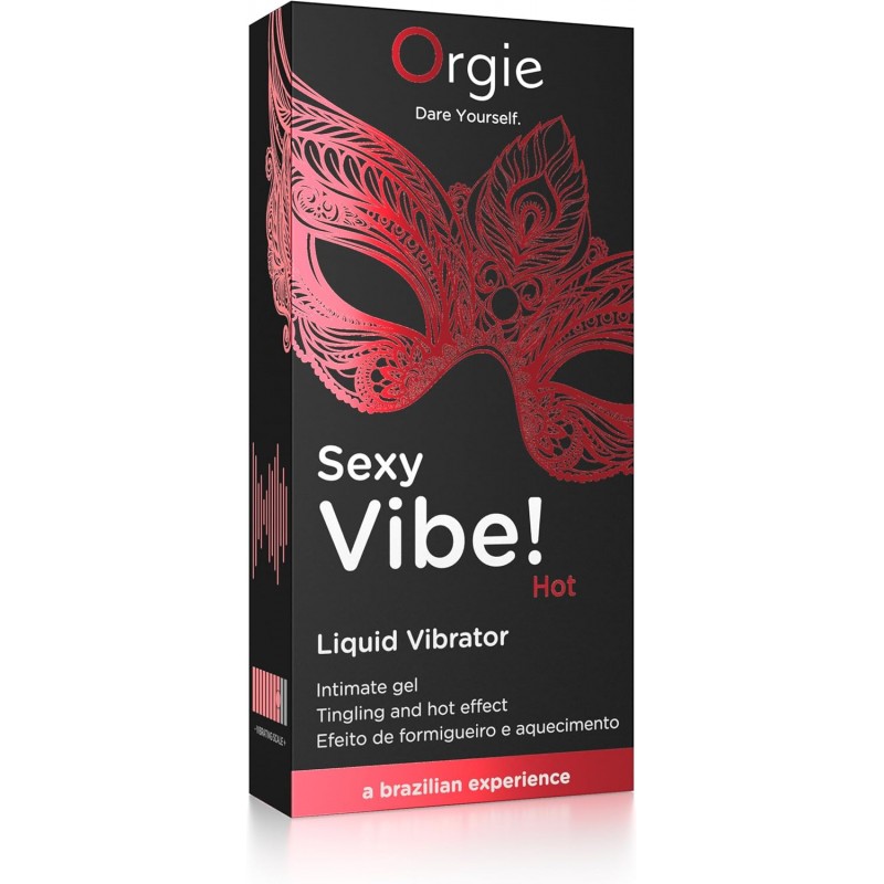 Orgie Sexy Vibe! Hot Warming Liquid Vibrator 15ml❤️Orgie
