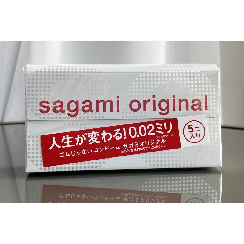 SAGAMI Original 0.02 Polyurethane Condoms (5 Pack)❤️Sagami Original