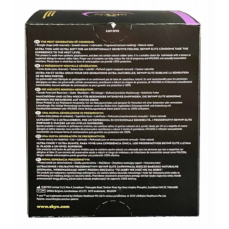 SKYN Elite Ultra-Thin Non-Latex Condoms 36 Pack❤️SKYN